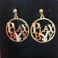 ราคา Playboy ต่างหู ตุ้มหูแท้ % เงาวิบวับ ของใหม่มากค่ะ (7020545486)