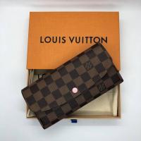 ราคา brandname_bymumucartoon กระเป๋า LV emilie wallet Damier rose ballerina (2334620524)