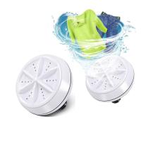 ราคา [ส่งฟรี]UCON Ultrasonic Turbine เครื่องซักผ้า Mini Travel เครื่องซักผ้าแบบพกพาได้ (4204593494)