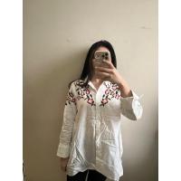 ราคา KEMEJA เสื้อเชิ้ตลายดอกสีขาว Zara (44164635860)