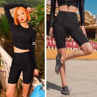 ราคา SAILBEE เอวสูงว่ายน้ําผู้หญิงครีมกันแดดชุดดําน้ําชุดว่ายน้ําแห้งเร็วท่องกางเกงดําน้ําดูปะการังกระโปรง SB-A115 (54104786341)