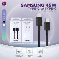 ราคา สายเคเบิลข้อมูล Samsung 45W ของแท้ ชาร์จเร็วสุด Type C ถึง Type C Charger 3A (41170823276)