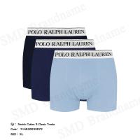 ราคา Polo Ralph Lauren กางเกงชั้นในผู้ชาย รุ่น Stretch Cotton 3 Classic Trunks Code: 714830299072 (42274470210)