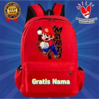 ราคา CHILDRENS BACKPACK SUPER MARIO BAG WITH THE LATEST MOTIF (ฟรี CHILDS NAME) (52503323551)