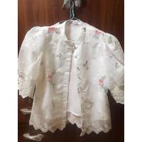 ราคา เสื้อทำงานราคาถูกลายฉลุลูกไม้แขนฉลุ (8401573293)