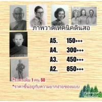 ราคา รับวาดภาพเหมือน เทคนิควาดเส้นดินสอ (50101280184)