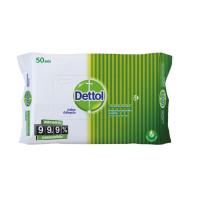ราคา ผ้าเช็ดทำความสะอาดผิว DETTOL บรรจุ 50 แผ่น (25513227828)