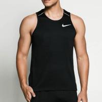 ราคา เสื้อกล้ามวิ่ง Nike Breathe Miler Singlet “Black” ของแท้100% (22158461366)