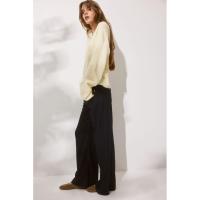 ราคา H&M(เอชแอนด์เอ็ม) กางเกงผ้าลินินผสมทรงกว้าง ผู้หญิง 1262014_3 (42200076166)