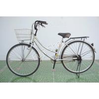 ราคา จักรยานแม่บ้านญี่ปุ่น - ล้อ 26 นิ้ว - ไม่มีเกียร์ - สีเงิน [จักรยานมือสอง] (19872693305)