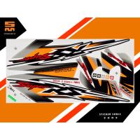 ราคา สติ๊กเกอร์ ฮอนด้า โซนิค แต่ง sonic 125 ล้อแม็ก ปี 2003 รุ่น 5 สีเงิน ดํา (เคลือบเงาแท้) (1929556513)