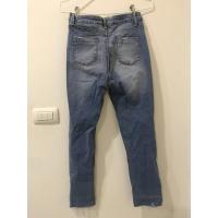 ราคา กางเกง ยีนส์ something borrowed แท้ ทรง boyfriend ขาด มือสองสภาพดีมากๆ (1917366263)