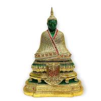 ราคา พระแก้วมรกต ฤดูหนาว พระพุทธมณีรัตนปฏิมากร พิมพ์ใหญ่วัดพระแก้ว (หน้าตัก 5นิ้ว สูง30ซม.)งานโรงสีปิดทองสวยงาม ผ่านการปลุกเส (16874298503)