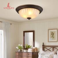 ราคา American Style LED Ceiling Light Balcony Entrance Main Bedroom Light Room Light Living Room Light Round Ceiling Fixture (43377758709)