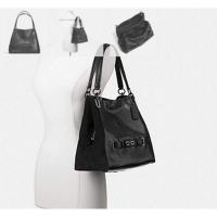 ราคา กระเป๋าcoachหนังสีดำ (18269904623)