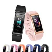 ราคา สายนาฬิกาข้อมือซิลิโคน แบบเปลี่ยน สำหรับ Huawei Band 4 pro 3 3pro Smart Huawei 3/3 Pro นาฬิกา (6043561861)