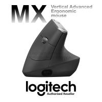 ราคา Logitech MX Vertical Advanced Ergonomic Mouse (Graphite) เมาส์ไร้สายออกแบบตามสรีระศาสตร์ สีดำ ของแท้ ประกันศูนย์ 1ปี (29264863078)
