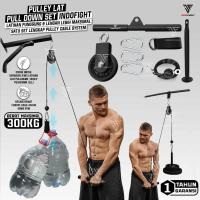 ราคา Pulley Lat Pull Down Set Indofight Lat Pulldown Machine Lat Pull Down Bar Pulley Gym 1 ชุด (41721592760)