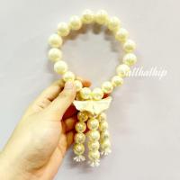 ราคา พวงมาลัย พวงมาลัยประดิษฐ์ พวงมาลัยมุก พวงมาลัยมุกประดิษฐ์ พวงมาลัยหน้ารถ พวงมาลัยมุกถัก (25470569555)