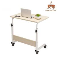 ราคา โต๊ะคอมข้างเตียง มีล้อเลื่อน Computer Table Dee Coffee (7080647901)