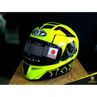 ราคา หมวกกันน็อค KYT VENOM SUPERFLOU YELLOW (5449627446)