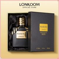 ราคา แท้ โปร สุดคุ้ม LONKOOM Black Oud 100ML น้ำหอมผู้ชาย Perfume กลิ่นหอมเข้มข้น EDT Woody Floral ติดทน กล่องของขวัญน้ำหอม (45505886614)