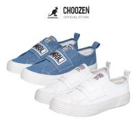 ราคา KANGOL รองเท้าผ้าใบ Slip-on แบบสวม รุ่น Front Logo สีขาว,สีน้ำเงิน 62527603 (15293297791)