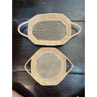 ราคา กระจาด ถาดเสริฟ ตะกร้า กระจาดใส่ขนมปัง ตะกร้าใส่ผลไม้ ถาดใส่ของมงคล ในงานต่างๆ สานจากหวายแท้ (22012617534)