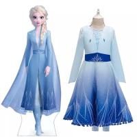 ราคา ส่งฟรี พร้อมส่ง ชุด เจ้าหญิง เอลซ่า อันนา ตอนใหม่ คอสเพลย์ Frozen2 Elsa Anna Dress Cosplay เอลซ่า2 (7812462720)