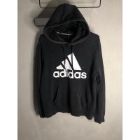 ราคา Hitam Adidas Hoodie 3 บล็อกโลโก้ใหญ่สีดํา (25520758393)