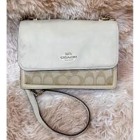 ราคา Coach Klare ของแท้ สีขาวครีมลายซี (27162219297)