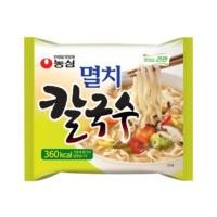 ราคา พร้อมส่ง 멸치 칼국수 บะหมี่กึ่งสำเร็จรูป ซุปแองโชวี่เส้นแบน Nongshim Anchovy Soup Noodle 98g./ห่อ (27564608951)