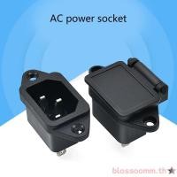 ราคา BLOSS AC 250V 10A IEC320 C14 ปลั๊กไฟตัวผู้ 3 พินซ็อกเก็ตเข้า (57303936343)