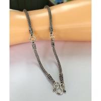 ราคา สร้อยคอบาหลีสามห่วงเงินแท้ (17262220123)