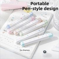 ราคา KISSFENY Seal Pen, ที่ถอดออกได้ Self-ink To Do List Journal Stamp, น่ารักแบบพกพาการ์ตูน 6 รูปแบบไดอารี่ซีลเด็กเครื่องเขียนโรงเรียน (56705246568)