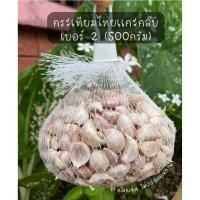 ราคา กระเทียมไทยแกะกลีบเบอร์ 2 #กระเทียมแกะกลีบ#กระเทียมเชียงดาว#กระเทียม#garlic#ยี่ห้อ✔️✔️******* (1756291076)
