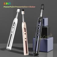 ราคา Wireless Presenter Presentation Remote Presentation Clicker พร้อมตัวชี้แบบหดได้ 2.4GHz USB Powerpoint PPT Clicker ปากกาพลิกสําหรับครูสํานักงาน (42604830329)