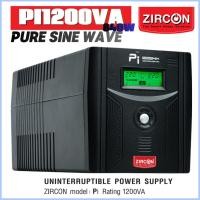 ราคา ZIRCON UPS PI1200VA/840W/PSU80+/iMac/PS4/RIG/ Pure Sine Wave 100%/Service Center ประกัน 2 ปี (24480131514)