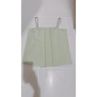 ราคา เสื้อสายเดี่ยว สีเขียวมิ้นท์ มือ 2 (29522787197)