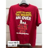 ราคา เสื้อยืดสนุปปี้ สีแดง size L (26166766461)
