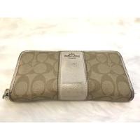 ราคา Coach Wallet กระเป๋าสตางค์แบบยาว โค้ชแท้ 100000% (814851773)