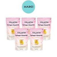 ราคา [5 ซอง] COLLAFISH Collagen Dipeptide Plus Vitamin C คอลลาฟิช คอลลาเจน ไดเปปไทด์พลัส วิตามินซี [120 g.] (25455440546)