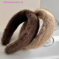 ราคา Alittlesearch11 สีทึบกว้างขึ้น Thicken ยางรัดผมผู้หญิงสาวหวานอเนกประสงค์ Soft Fluffy Furry ผม Hoops ฤดูหนาวอุปกรณ์เสริมผมของขวัญ TH (57154225863)