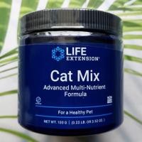 ราคา อาหารเสริมสำหรับแมว แบบผง Cat Mix Advanced Multi-Nutrient Formula 100g (Life Extension®) (13118228454)