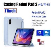 ราคา เคส RedMi Pad 2 11 นิ้ว 4G Wi-Fi พร้อมช่องเสียบปากกาเคสแม่เหล็ก RedMi Pad 2 ฝาครอบด้านหลังโปร่งใส Xiaomi Redmi Pad 2 2025 (43757300187)