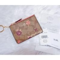 ราคา Sale ขาดทุน‼️ พร้อมส่ง Coach ใส่บัตร ใส่การ์ด ลายดอกไม้ (2450866036)