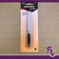 ราคา มีดคัตเตอร์สแตนเลส CROWN ใหญ่/เล็ก SX771/SX48-1 (26868807382)