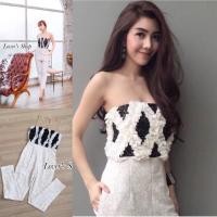 ราคา จั้มสูทขายาว ทรงสวยหรู งานป้าย (1244847774)