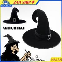 ราคา หมวกพ่อมด หมวกแม่มด สําหรับปาร์ตี้ฮาโลวีน ตกแต่ง สีดำ ผ้าร่ม ร้านอยู่กรุงเทพ (24225071012)