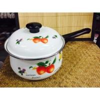 ราคา หม้อด้ามเคลือบ ลายผลไม้ (2842431685)